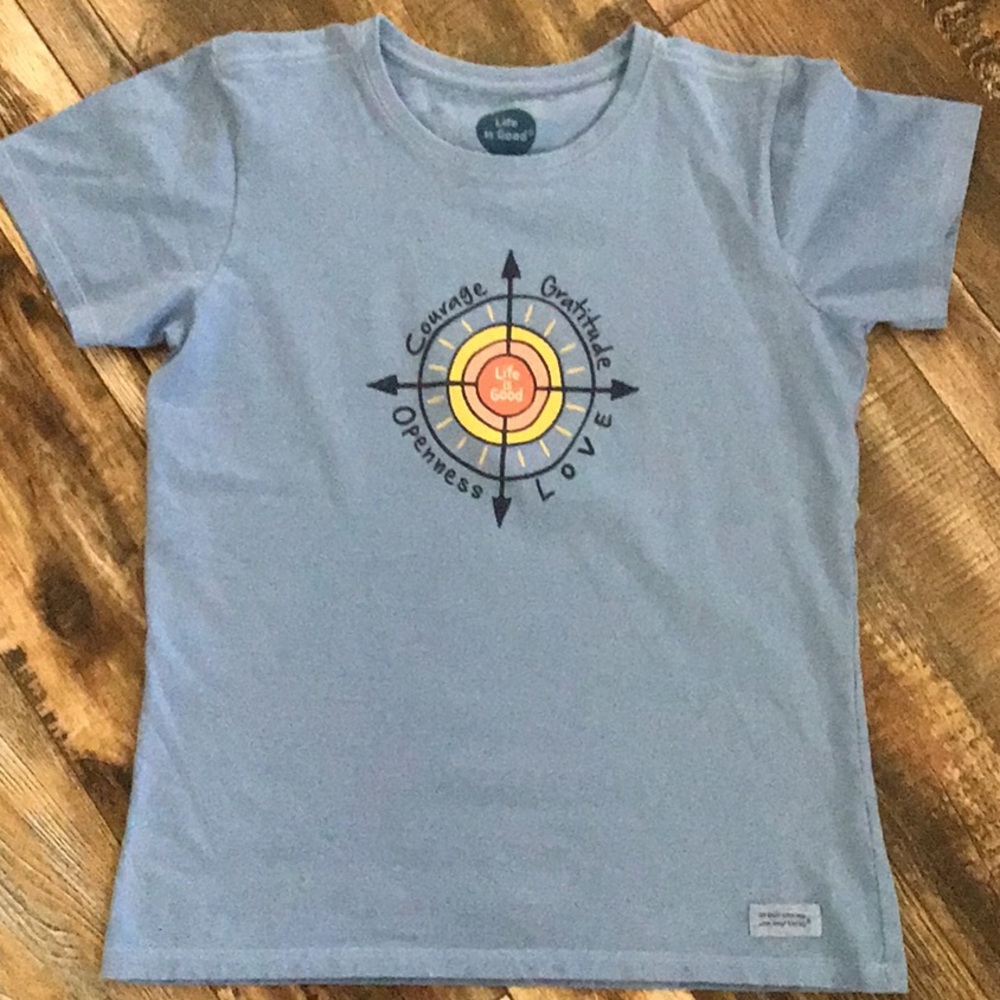 Life is Good crusher tee